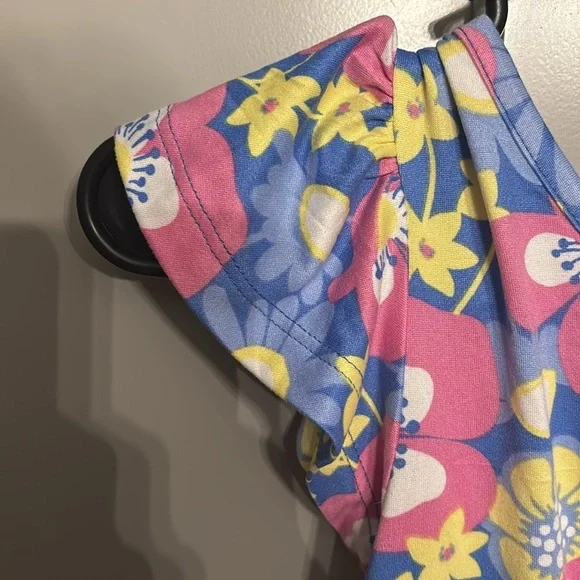 Picapina girls floral romper sz 6 - Picture 3 of 4